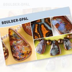 Boulder-Opal Steine Karte